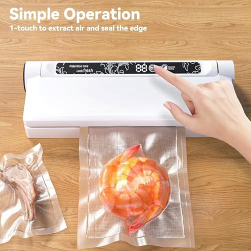 Meal Prep Vacuum Seal - M10K 식품 진공 밀봉기, 75KPA 강력한