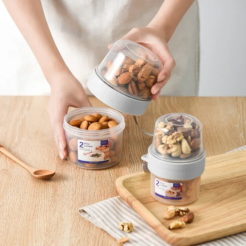 Meal Prep Oatmeal Jars - 아침식사 오트밀 시리얼 견과류 요거트 샐러드