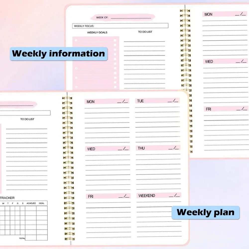 A5 위클리 플래너 코일 데일리 플래너 심플하고 스타일 - Meal Prep Planner 리뷰 및 가격