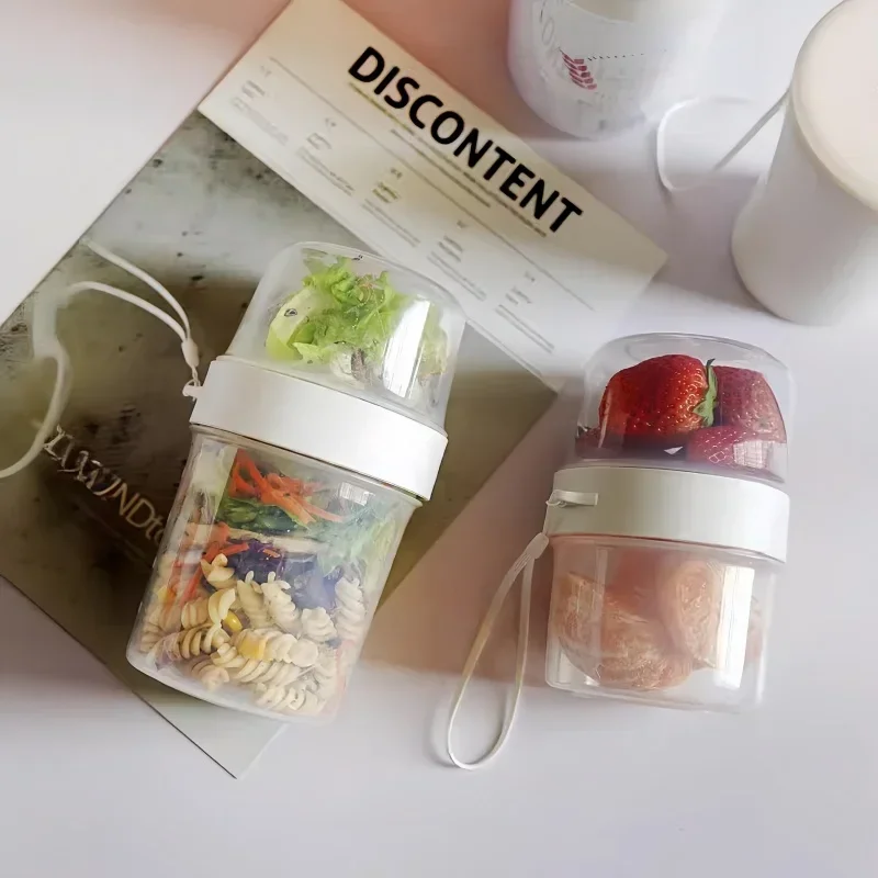 휴대용 아침식사 컵 샐러드 컵 요거트 시리얼 오트밀 간 - Meal Prep Oatmeal Jars 리뷰 및 가격