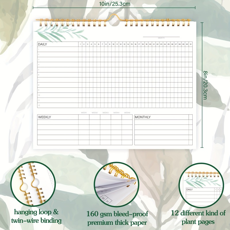 1pc 습관 추적기 달력 할 일 목록 플래너 나선형 바 - Meal Prep Planner 리뷰 및 가격