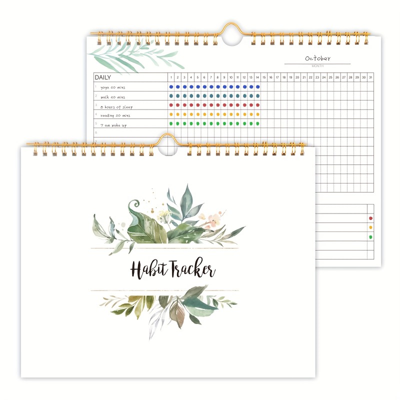 1pc 습관 추적기 달력 할 일 목록 플래너 나선형 바 - Meal Prep Planner 리뷰 및 가격