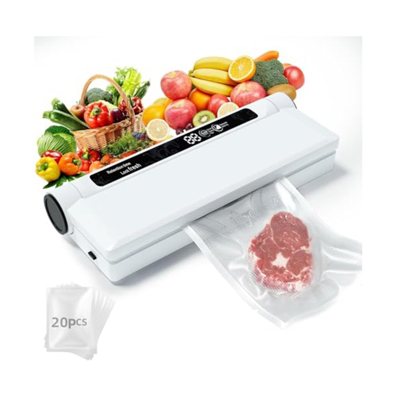 M10K 식품 진공 밀봉기, 75KPA 강력한 흡입력, - Meal Prep Vacuum Seal 리뷰 및 가격