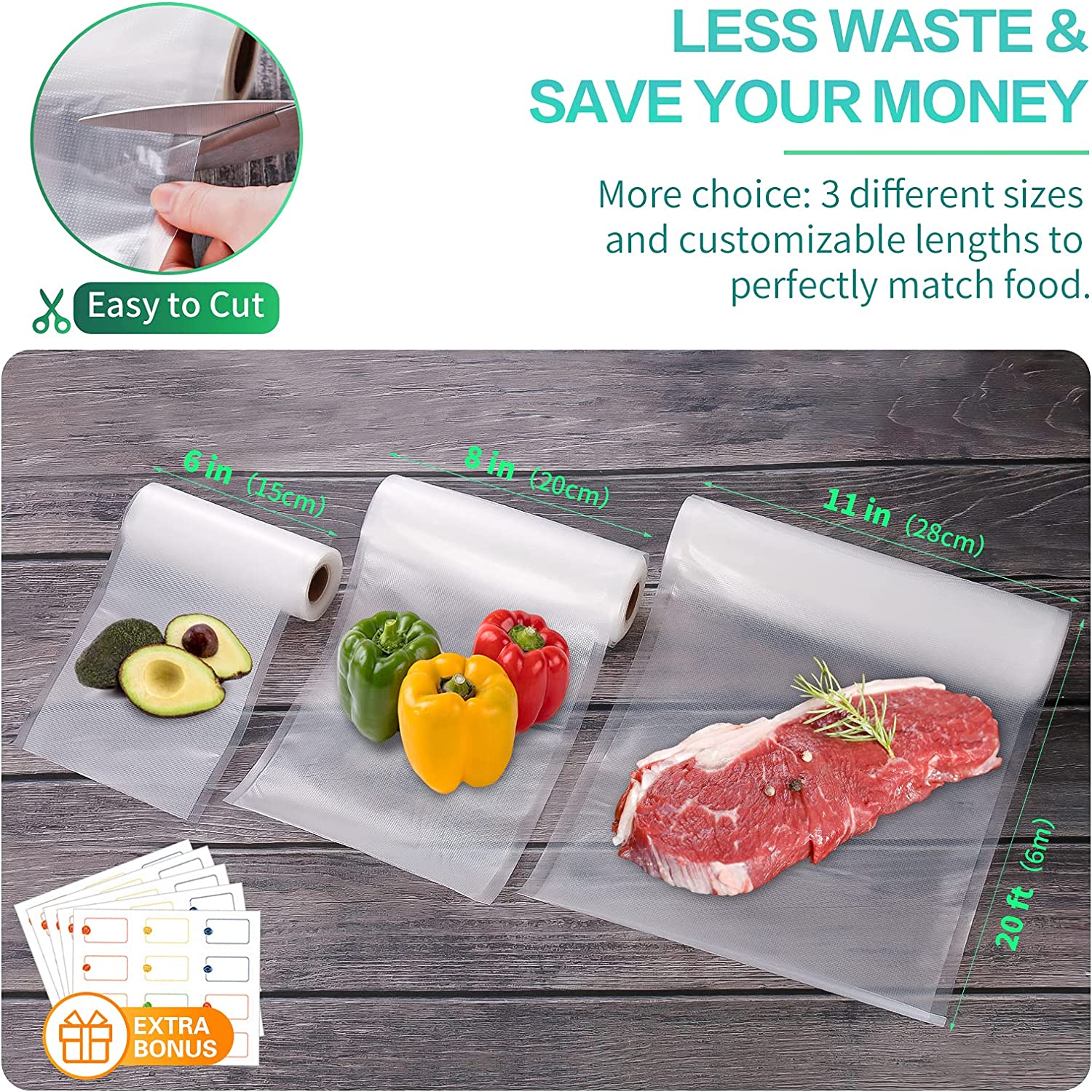 진공 식품 포장용 주방 가방 진공 밀봉 가방 수비드 보 - Meal Prep Vacuum Seal 리뷰 및 가격