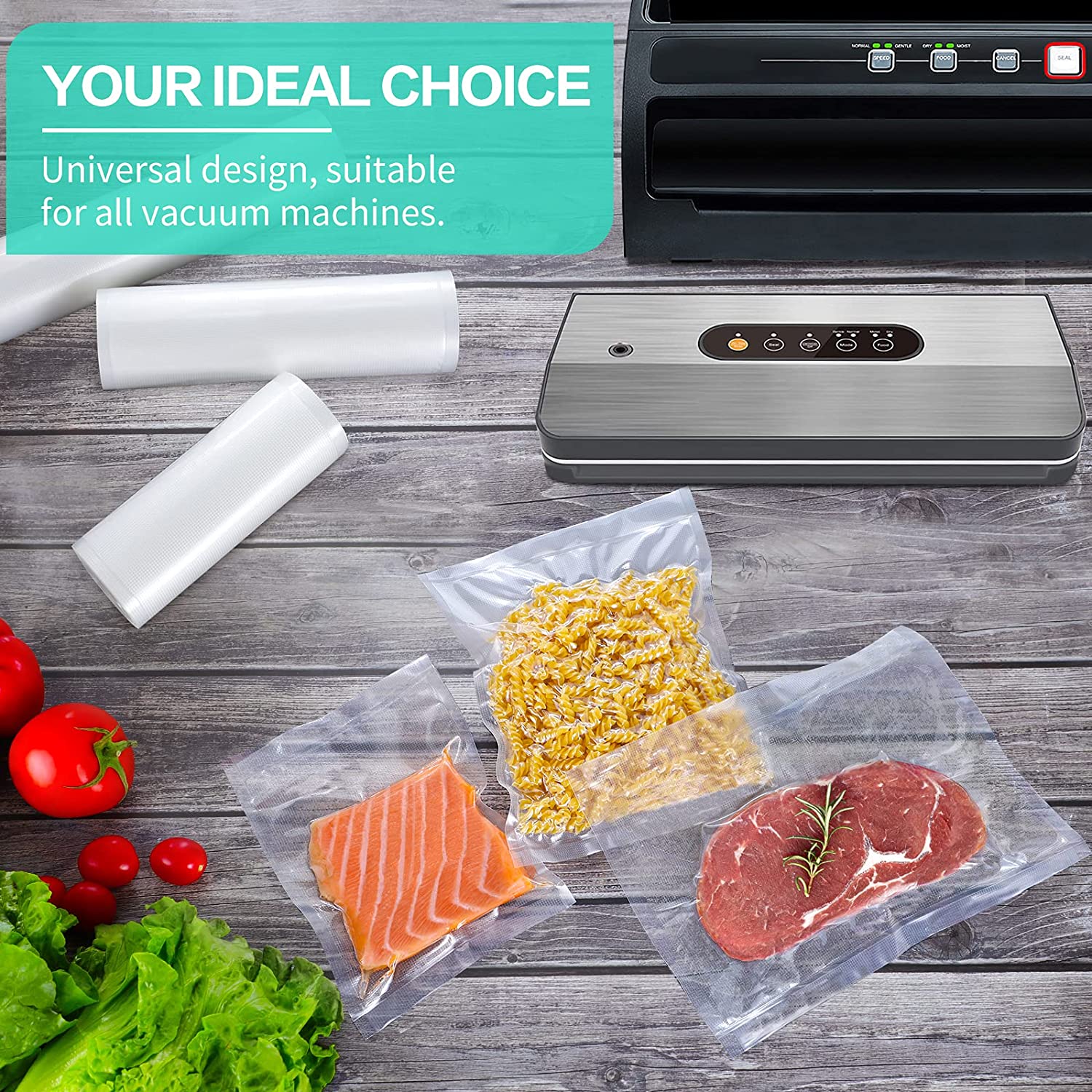 진공 식품 포장용 주방 가방 진공 밀봉 가방 수비드 보 - Meal Prep Vacuum Seal 리뷰 및 가격