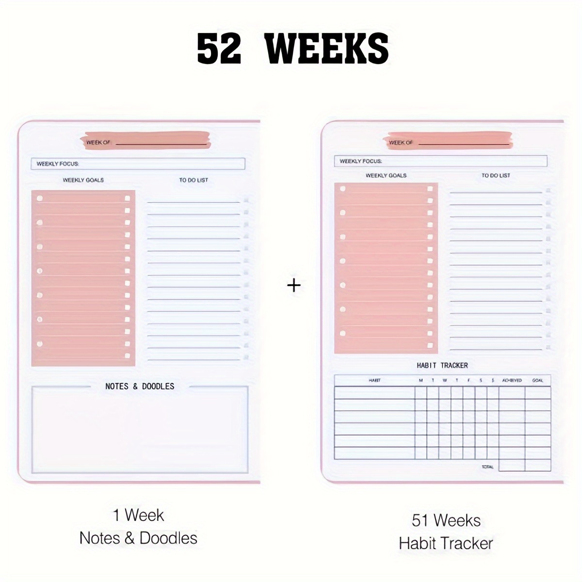 52주 영어 주간 플래너 효율성 매뉴얼 자체 인쇄 카드 - Meal Prep Planner 리뷰 및 가격