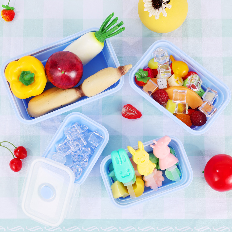 뚜껑과 통풍구가 있는 4PS 접이식 식품 보관 용기,  - Meal Prep Kit 리뷰 및 가격