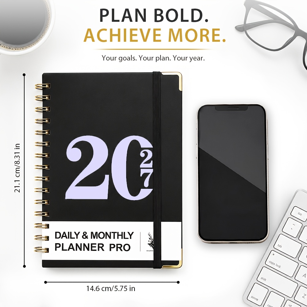 2027년 링 바인더 데일리 플래너 400페이지 주간/ - Meal Prep Planner 리뷰 및 가격