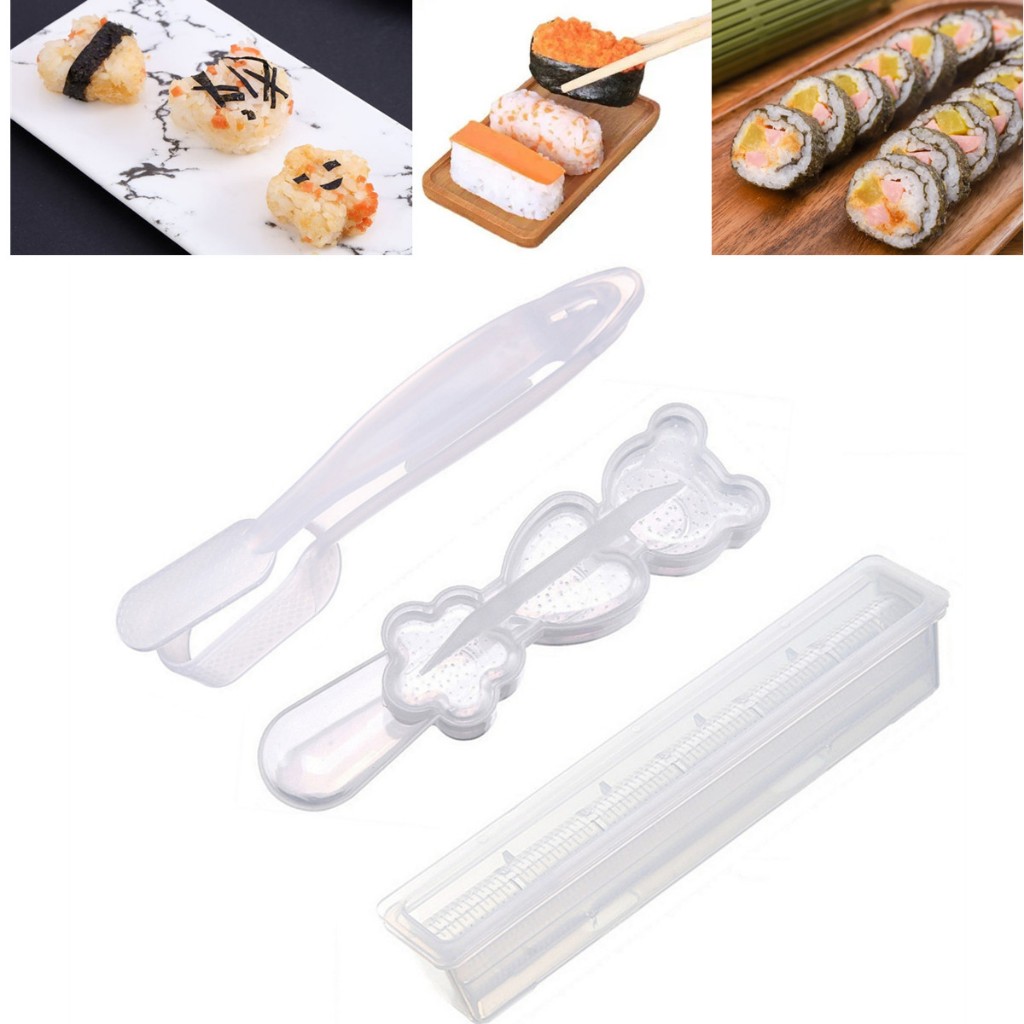 3개 세트 스시 몰드 세트, DIY 전함 모양 스시 김 - Rice Ball Mold 리뷰 및 가격