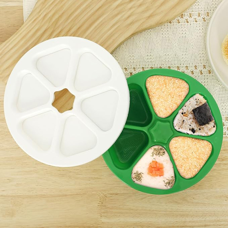 6 in 1 스시 메이커 박스 오니기리 몰드 삼각형 스 - Rice Ball Mold 리뷰 및 가격