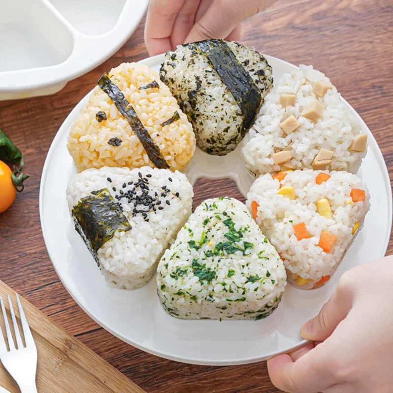 6 in 1 스시 메이커 박스 오니기리 몰드 삼각형 스 - Rice Ball Mold 리뷰 및 가격