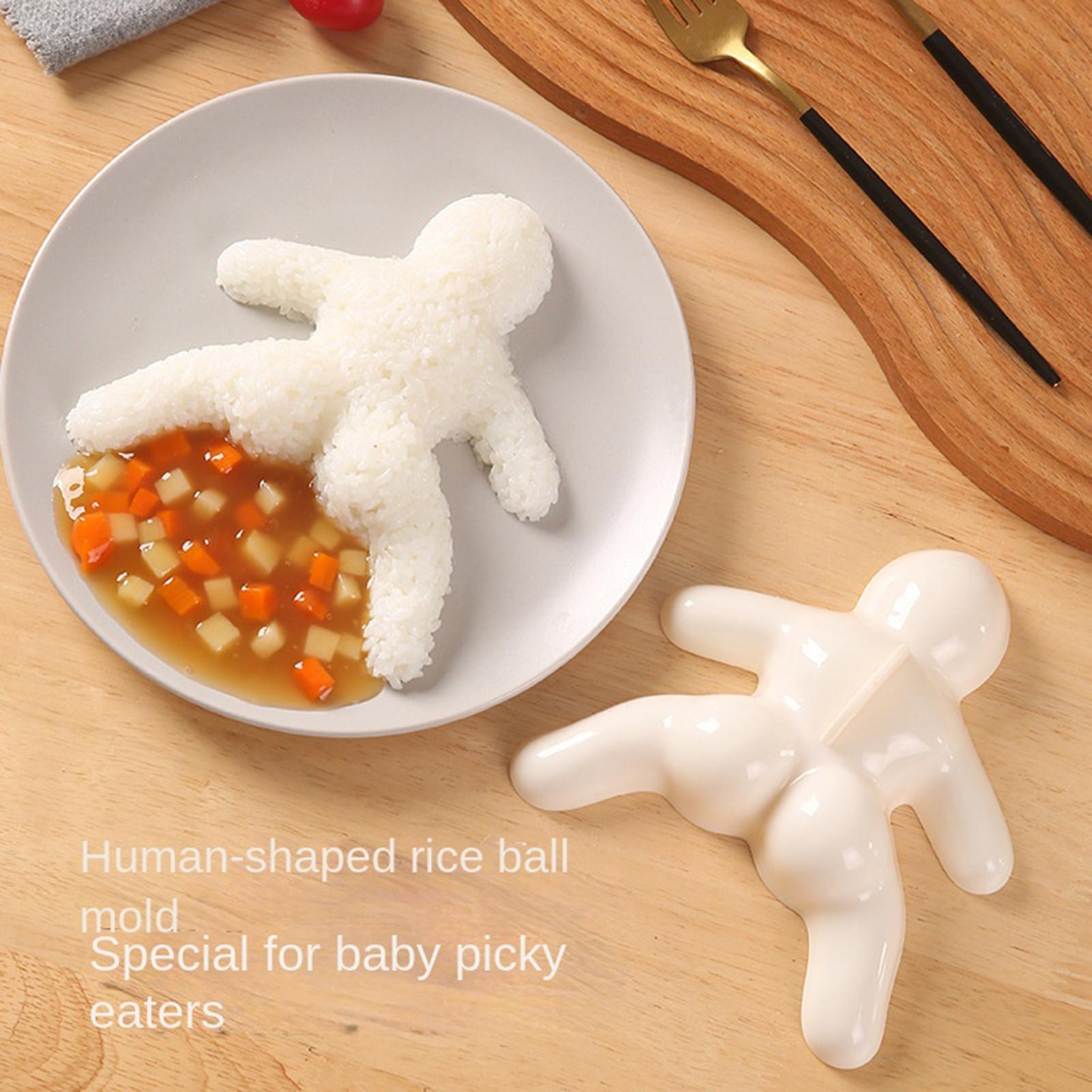 귀여운 미니 밥볼 메이커 몰드 사람 모양 논스틱 PP  - Rice Ball Mold 리뷰 및 가격