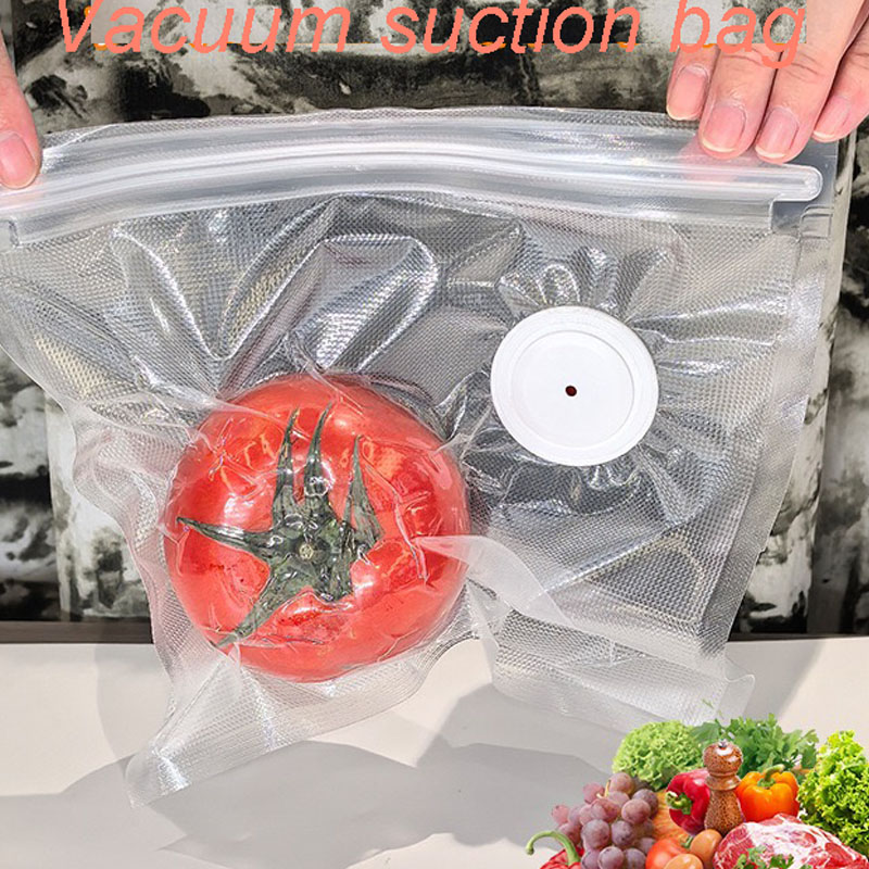 새로운 재사용 가능한 진공 저장 백 주방 채소 과일 포 - Meal Prep Vacuum Seal 리뷰 및 가격